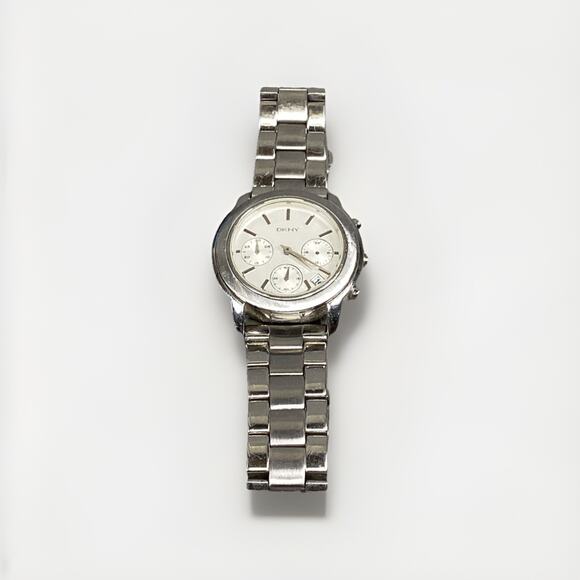DKNY NY 8327 Solid Stainless Steel Unisex Watch - Untested - Picture 1 of 8